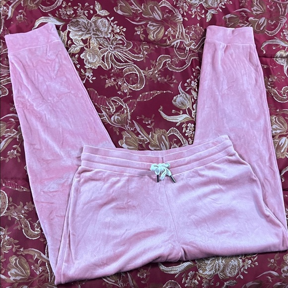 J. Crew Pants - J. Crew Pink Velour Track Pants
